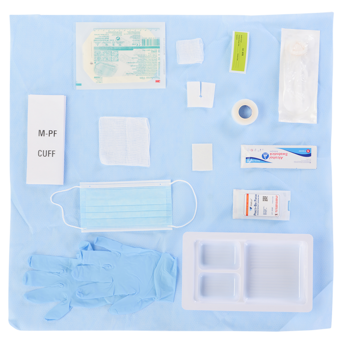 Simulated Central Line Dressing Tray