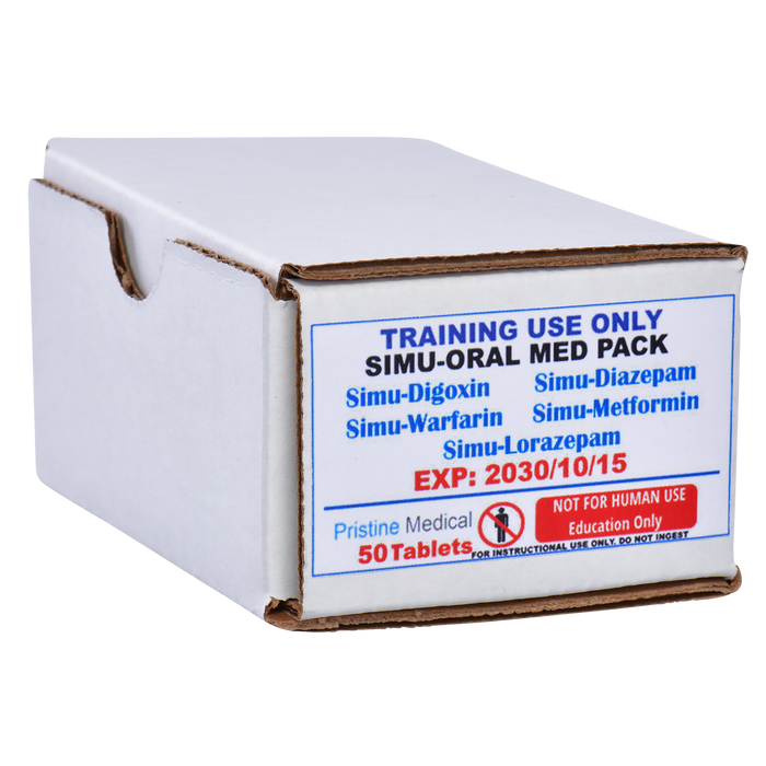 Simulated Oral Medications, Blister Pack, 50/Box