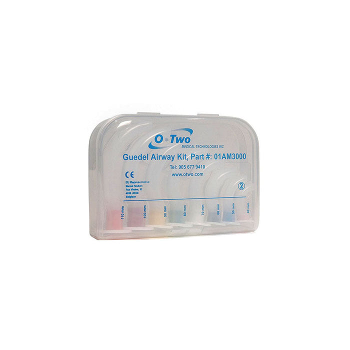 Guedel Oro-Pharyngeal Airway Kit, Assorted, 8 sizes