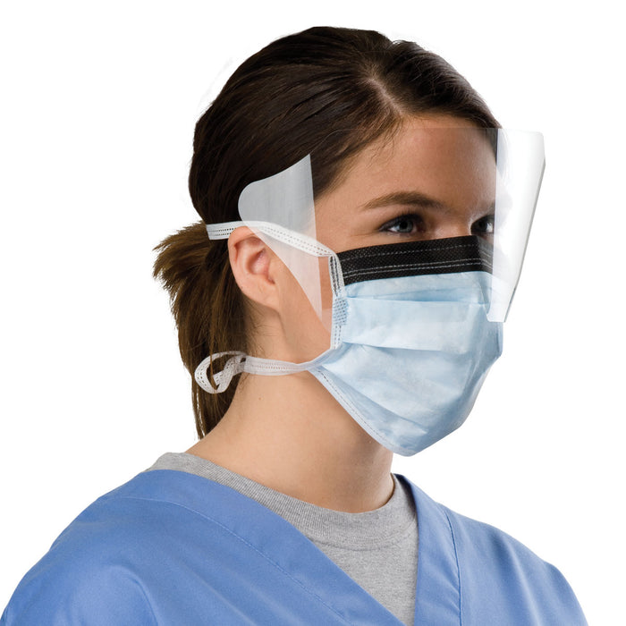 Surgical Tie-on Face Mask with Shield 50/box