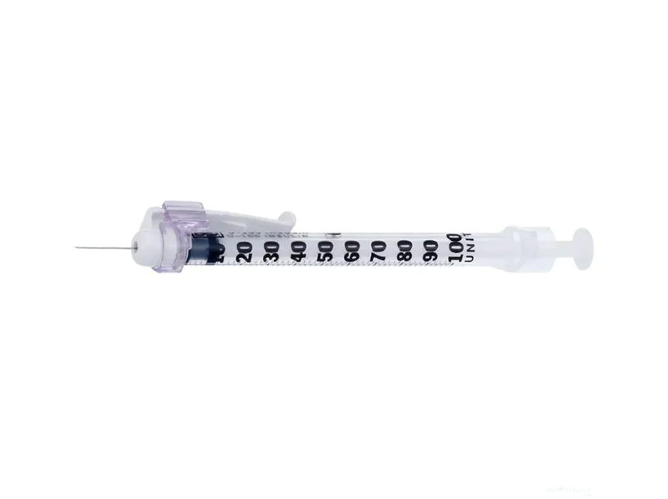 BD SafetyGlide Insulin Syringe, 29G x 0.5"