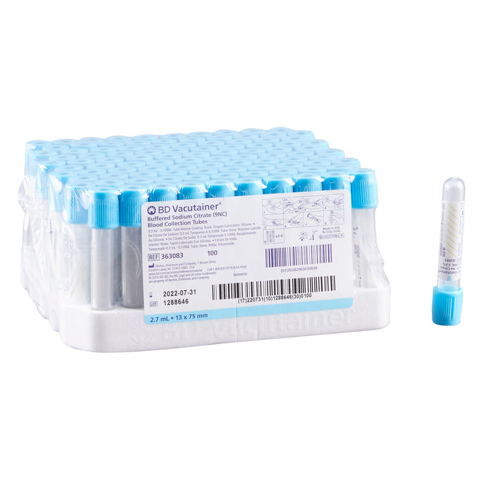 BD Vacutainer Plus Citrate Tube, 13x75mm