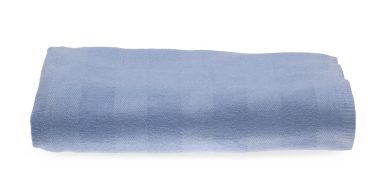 Medline Herringbone Bed Spread, Navy Blue, 70" x 108"