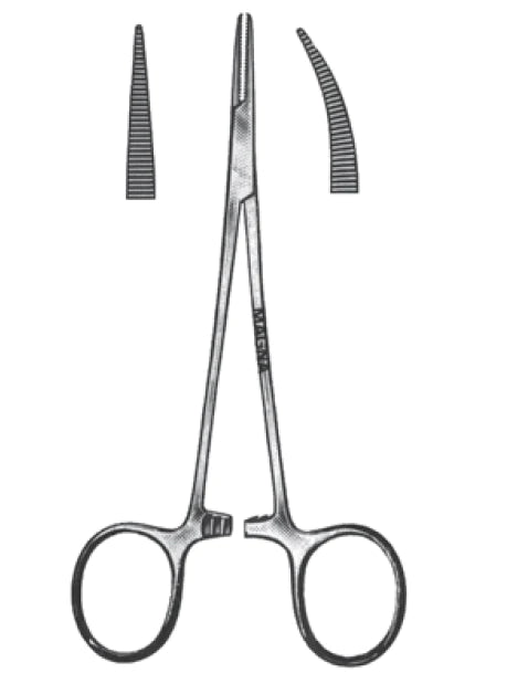 Almedic Halstead-Mosquito Forceps, curved, 12.5cm x 5"