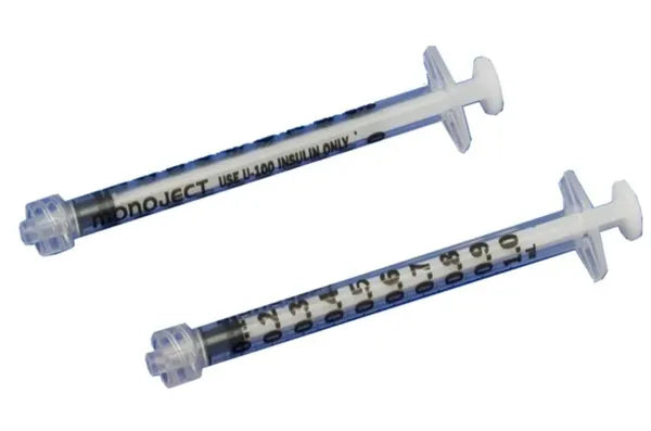 Monoject Tuberculin Syringe, Luer-Lock Tip, 1mL