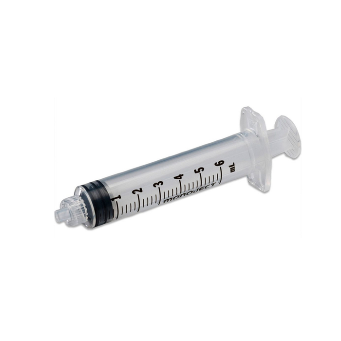 Monoject Rigid Pack Syringe 6ml, Luer Lock