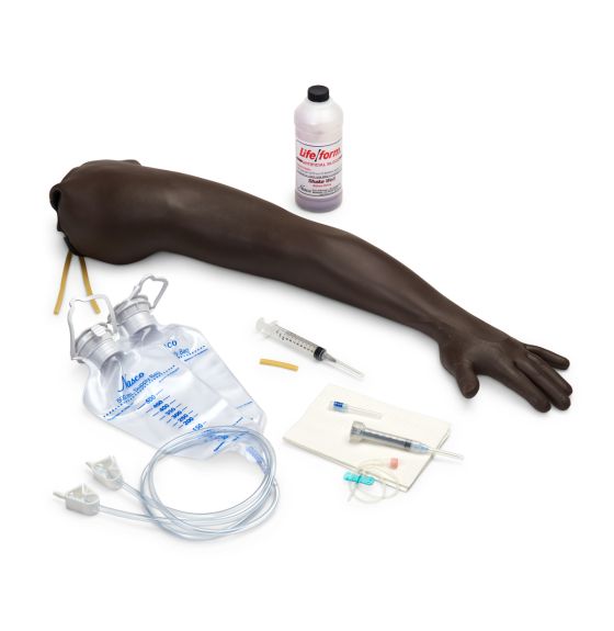 Adult Venipuncture and Injection Training Arm - Dark