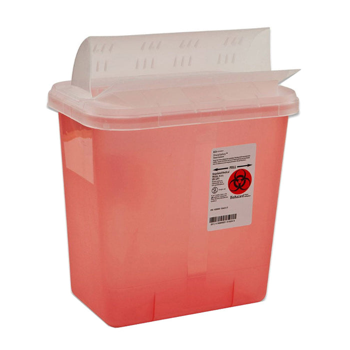 SharpSafety Sharps Container, Rotor, 5qt