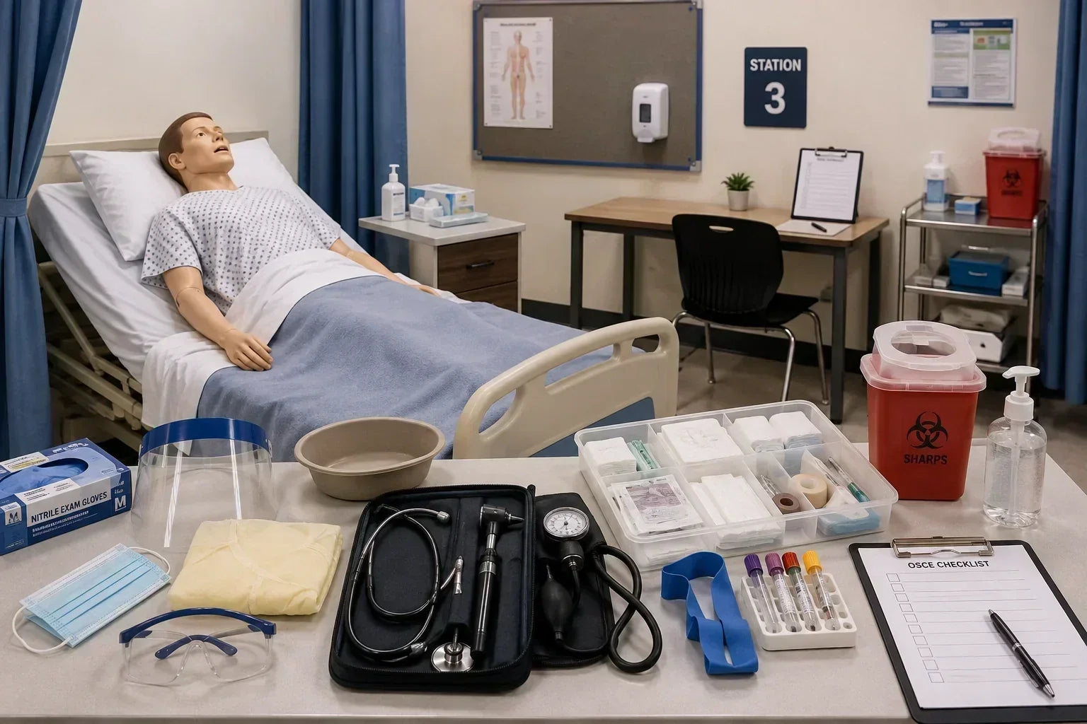How to Set Up an OSCE: Supplies and Station Checklist for Clinical Skills Exams