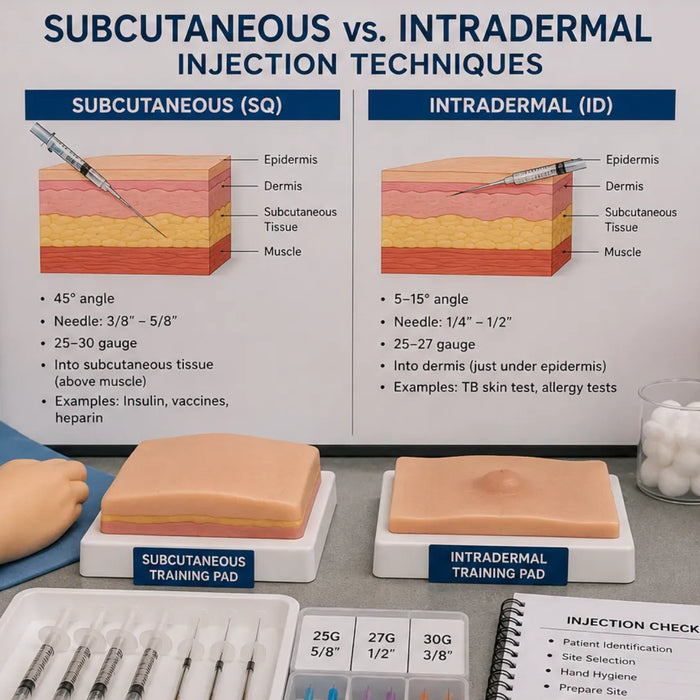 Subcutaneous vs. Intradermal Injection Technique: How to Teach the Difference in a Simulation Lab
