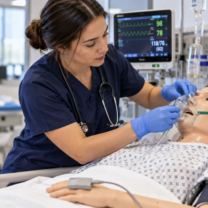 Teaching Oxygen Therapy: Nasal Cannula, Masks, and Safe O₂ Administration in Simulation