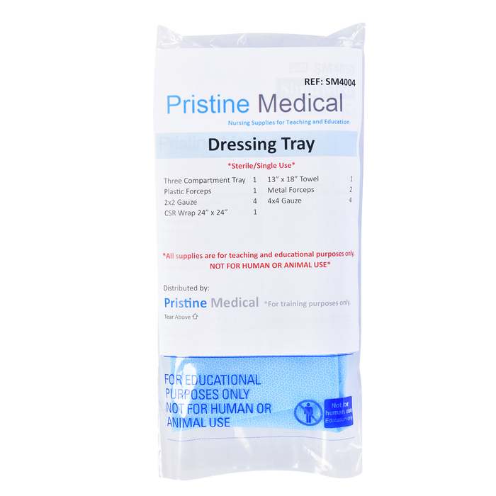 Pristine Medical Simulated Dressing Tray