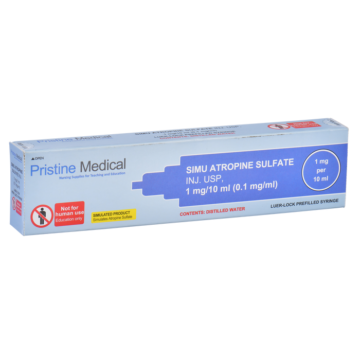 Simu Atropine Sulfate, 0.1 mg/ml, 10ml Prefilled Syringe