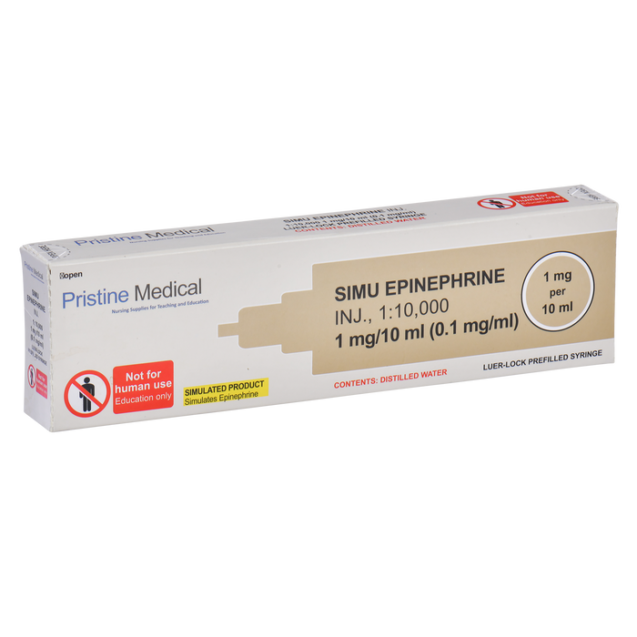Simu Epinephrine, 0.1 mg/ml, 10ml Prefilled Syringe