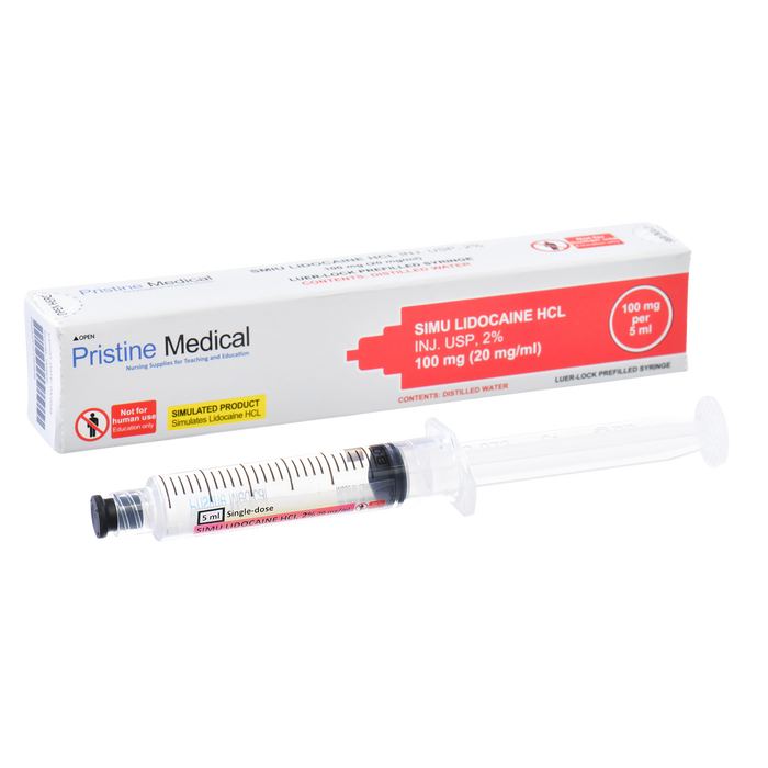 Simu Lidocaine HCl, 5ml Prefilled Syringe
