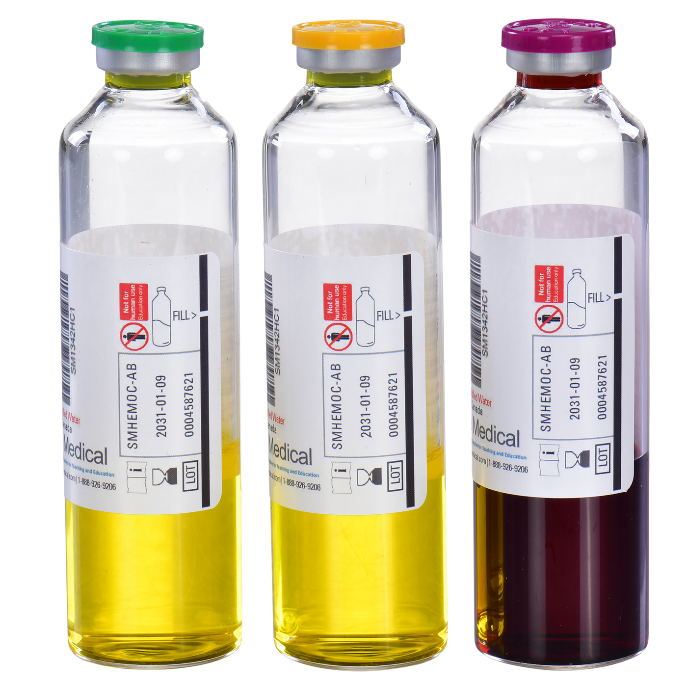 Hemoculture simulation bottles for training – Pristine Medical