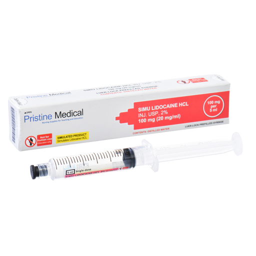 Simu Lidocaine HCl, 5ml Prefilled Syringe
