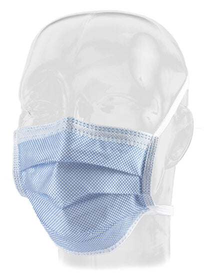 Precept FluidGard  Anti-Fog Surgical  Mask, Blue Diamond, Level 3
