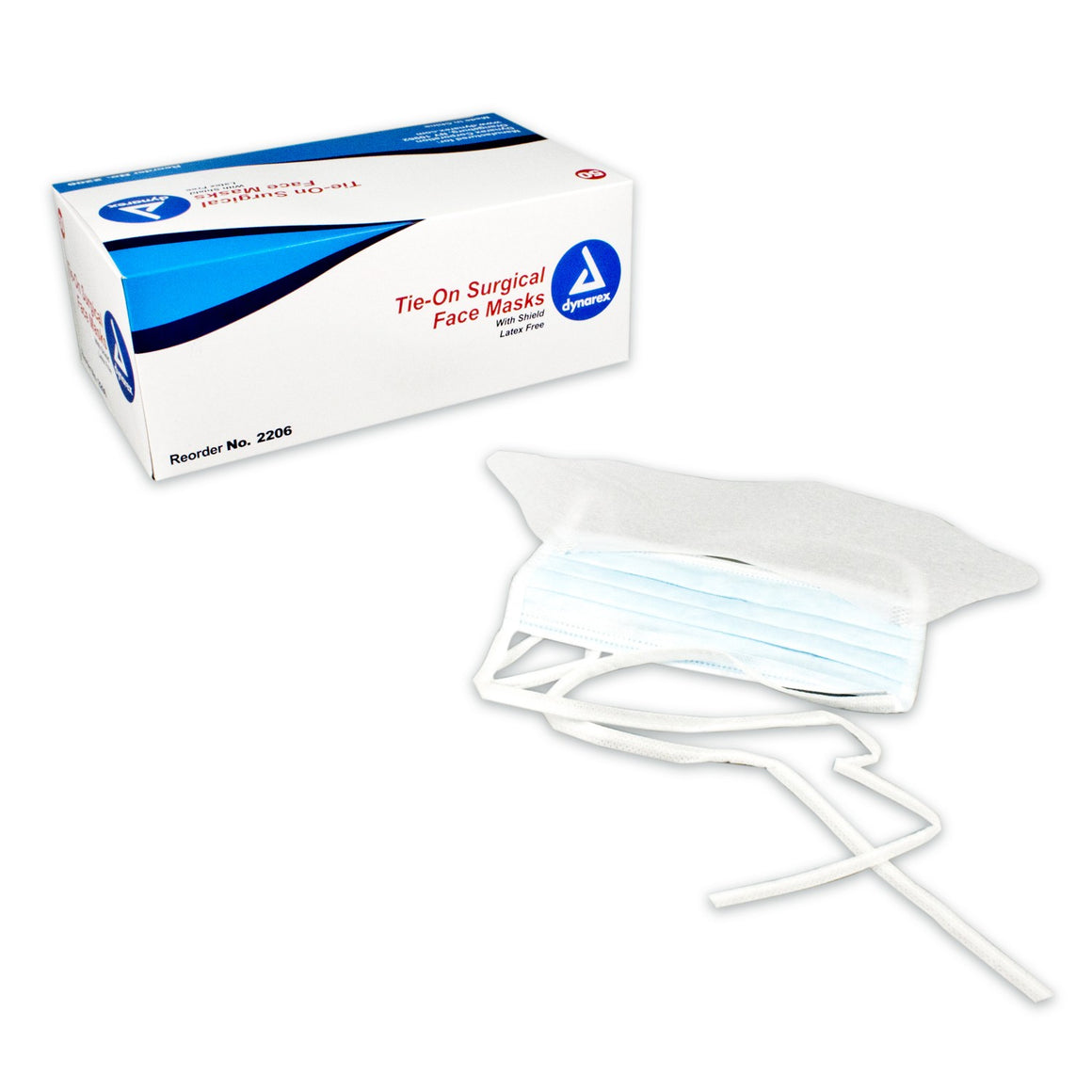 Surgical Tie-on Face Mask with Shield 50/box