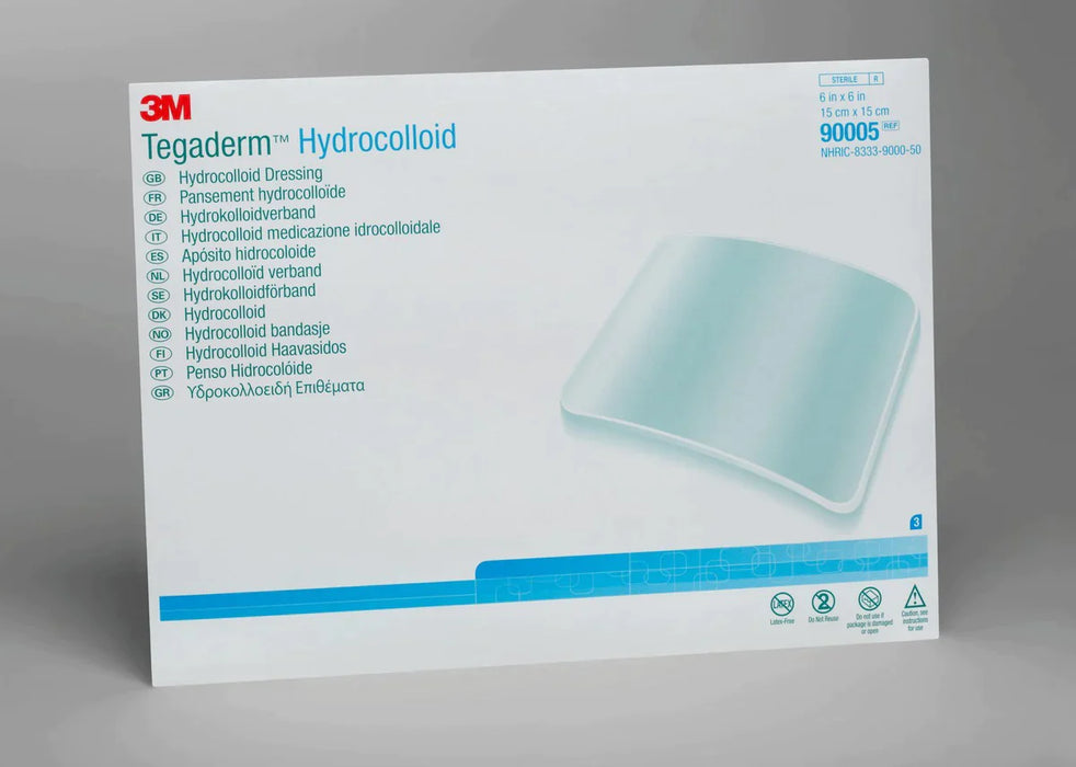 3M Tegaderm Hydrocolloid Dressing, 6" x 6"