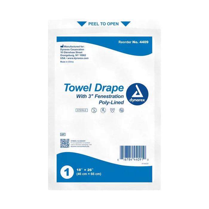Dynarex Sterile Disposable Towel Drapes