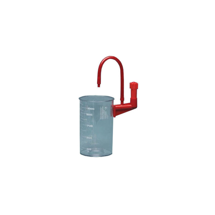 Suction Canister, with D.I.S.S, Reusable, 1000mL