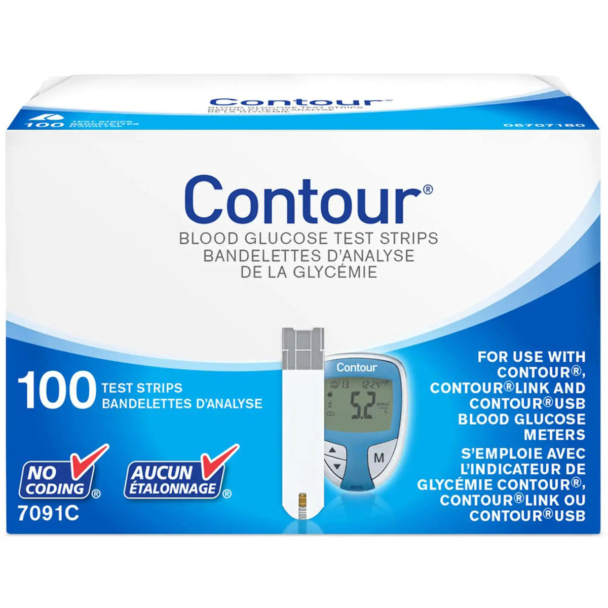 Contour Testing Solution CONTOUR NEXT Test Strip, 100s — Pristine Medical