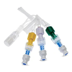 BD Secondary IV Administration Set with Spin Male Luer Lock and Hanger,  20-Drop, 31, 11ml, Non DEHP