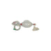 A self-inflating bag-valve mask rests on a white background. It is ready for use in providing assisted ventilation.