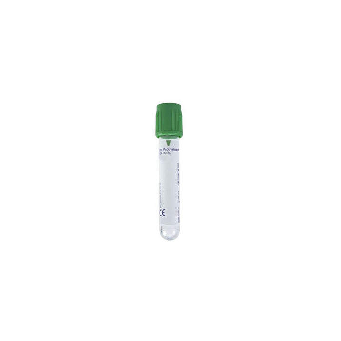 BD Vacutainer Plus Plasma Tube, Lithium Heparin, Green, 2ml