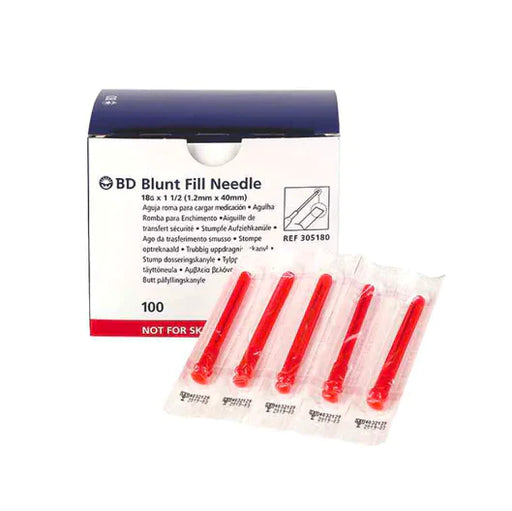 BD Blunt Fill Needle, 18G x 1.5"
