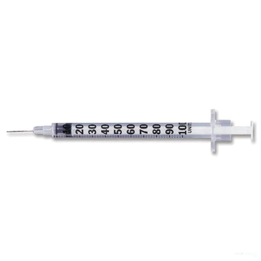 BD U-100 Insulin Syringe, 1ml, 28G x 0.5"
