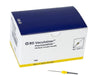 A box of BD Vacutainer PrecisionGlide multiple sample needles (100, 20G x 1") rests on a white surface. REF 360214.