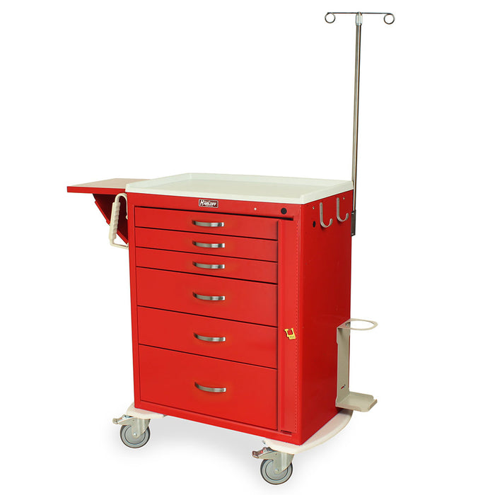 Harloff M-Series Tall Emergency Crash Cart with MD30-EMG1 Package