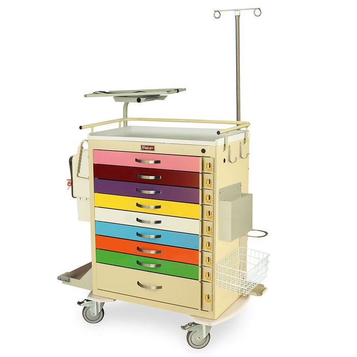 Harloff M-Series Pediatric Cart with MD30-EMG3 Emergency Accessories Package