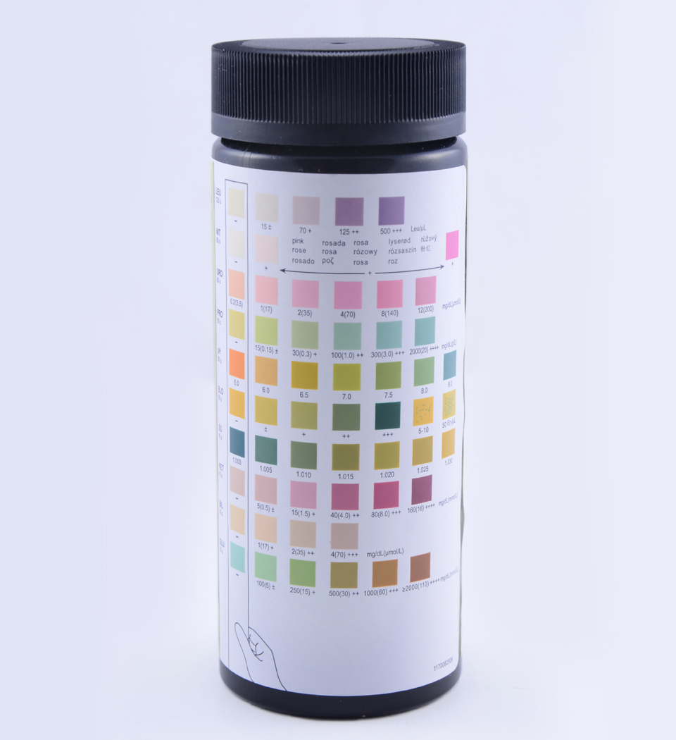 Urine reagent strips 10 parameters for health screening – Pristine Medical