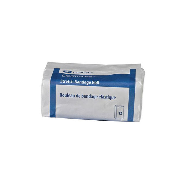 Covidien Dermacea Stretch Bandage Roll, L12' Non-Sterile, 4"