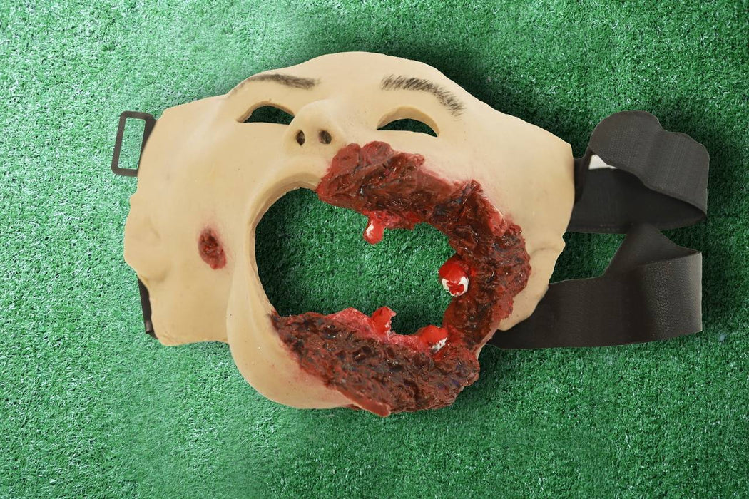 Anatomy Lab Moulage - Head Gunshot